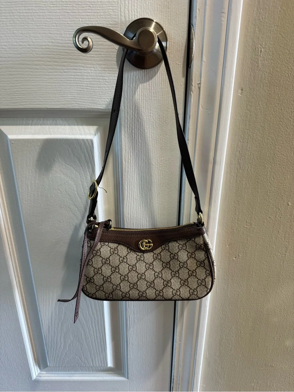 Gucci brown and tan bag / purse - Picture 3 of 9